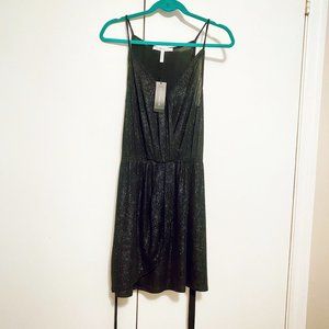 *NWT* BCBGeneration Metallic Surplice Dress